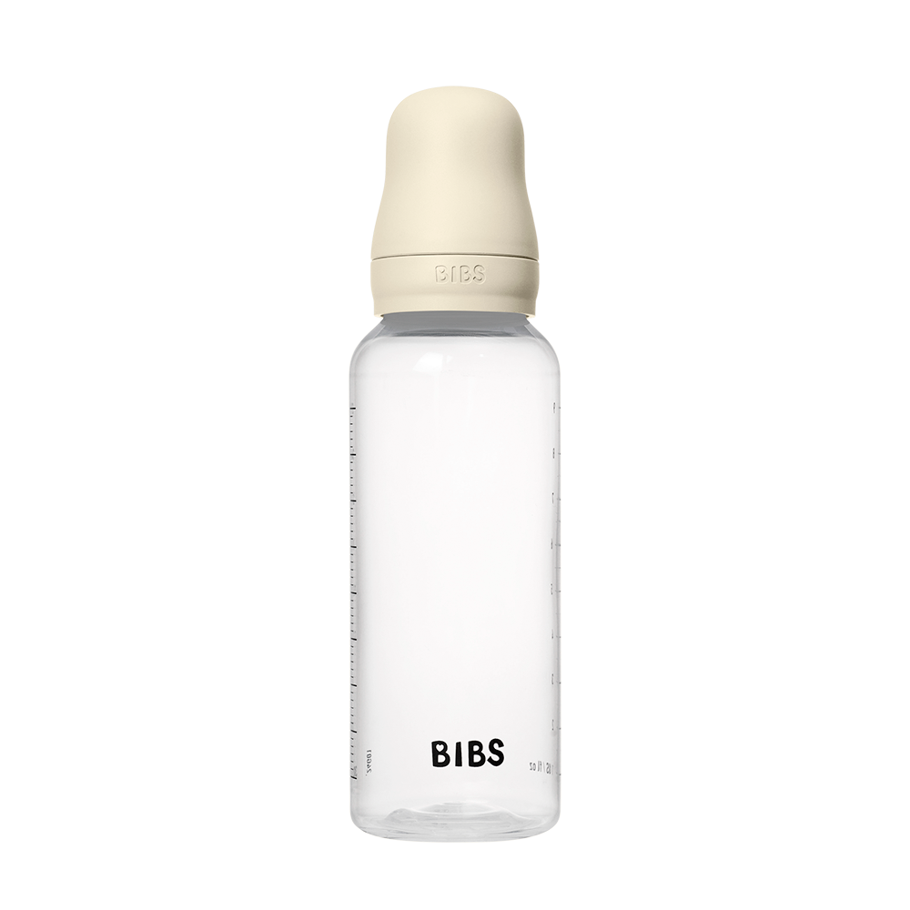 BIBS Baby BPA-Free Polypropylene Bottle Set 9oz Silicone | Medium Flow