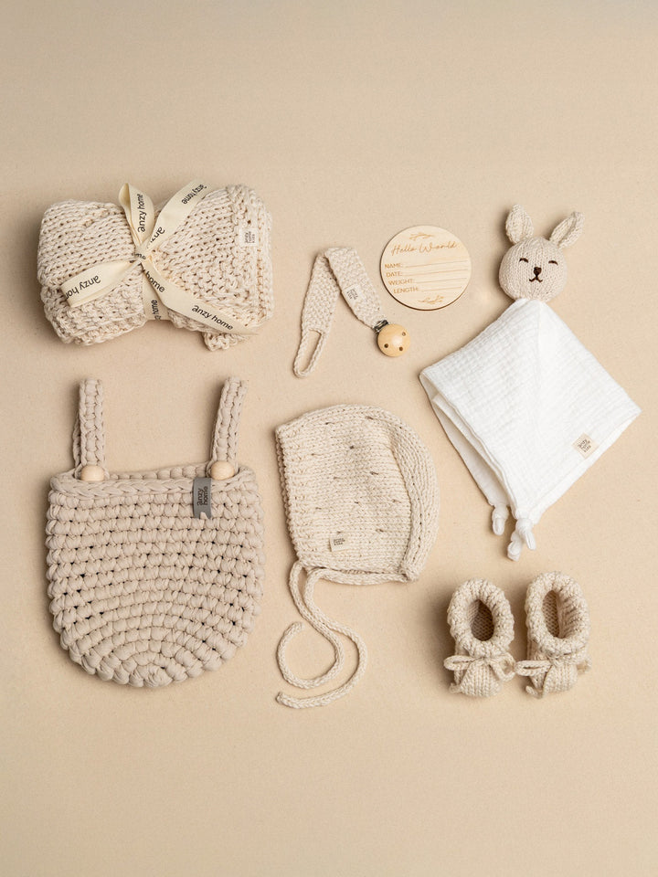 Anzy Home Baby Arrival Gift Set Pointelle