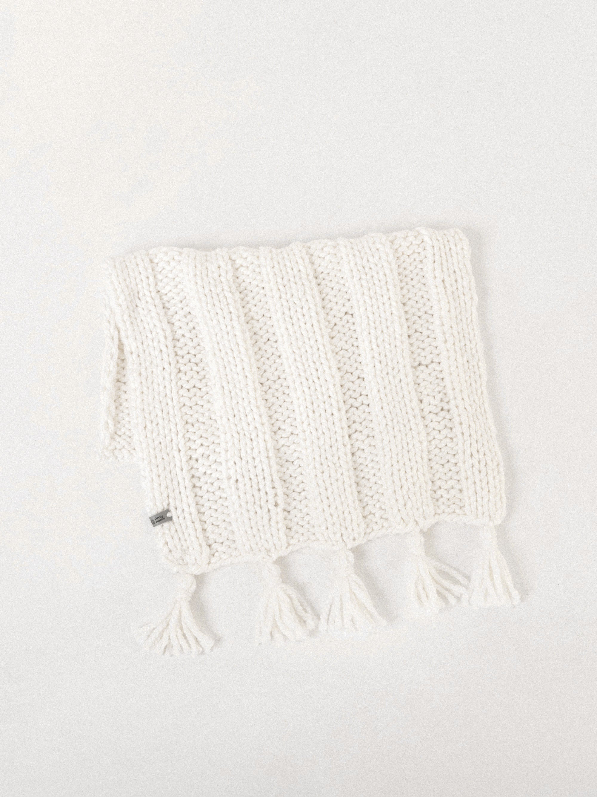 Anzy Home Boho Knitted Baby Blanket