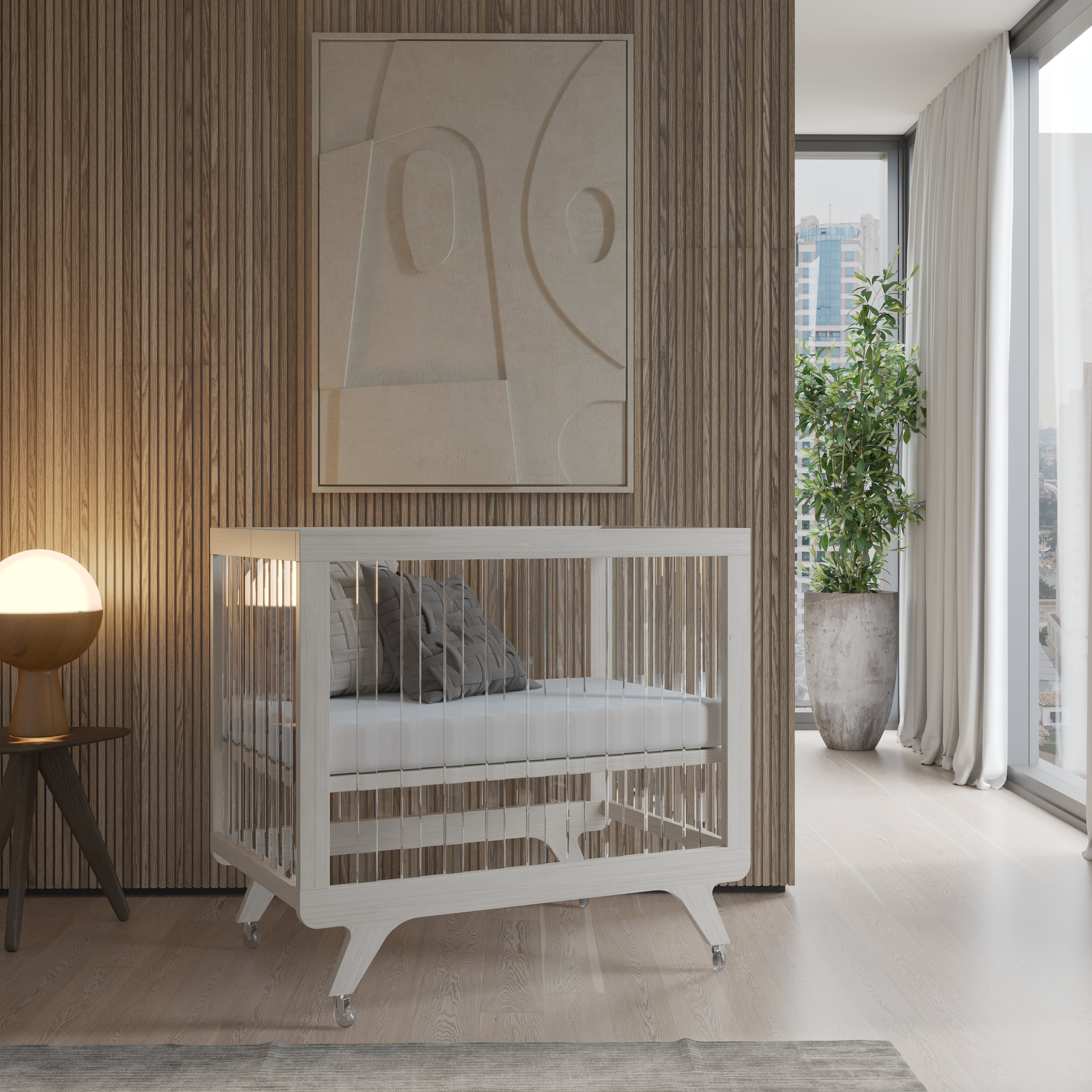 Melo Caress Mini V-leg Portable Crib