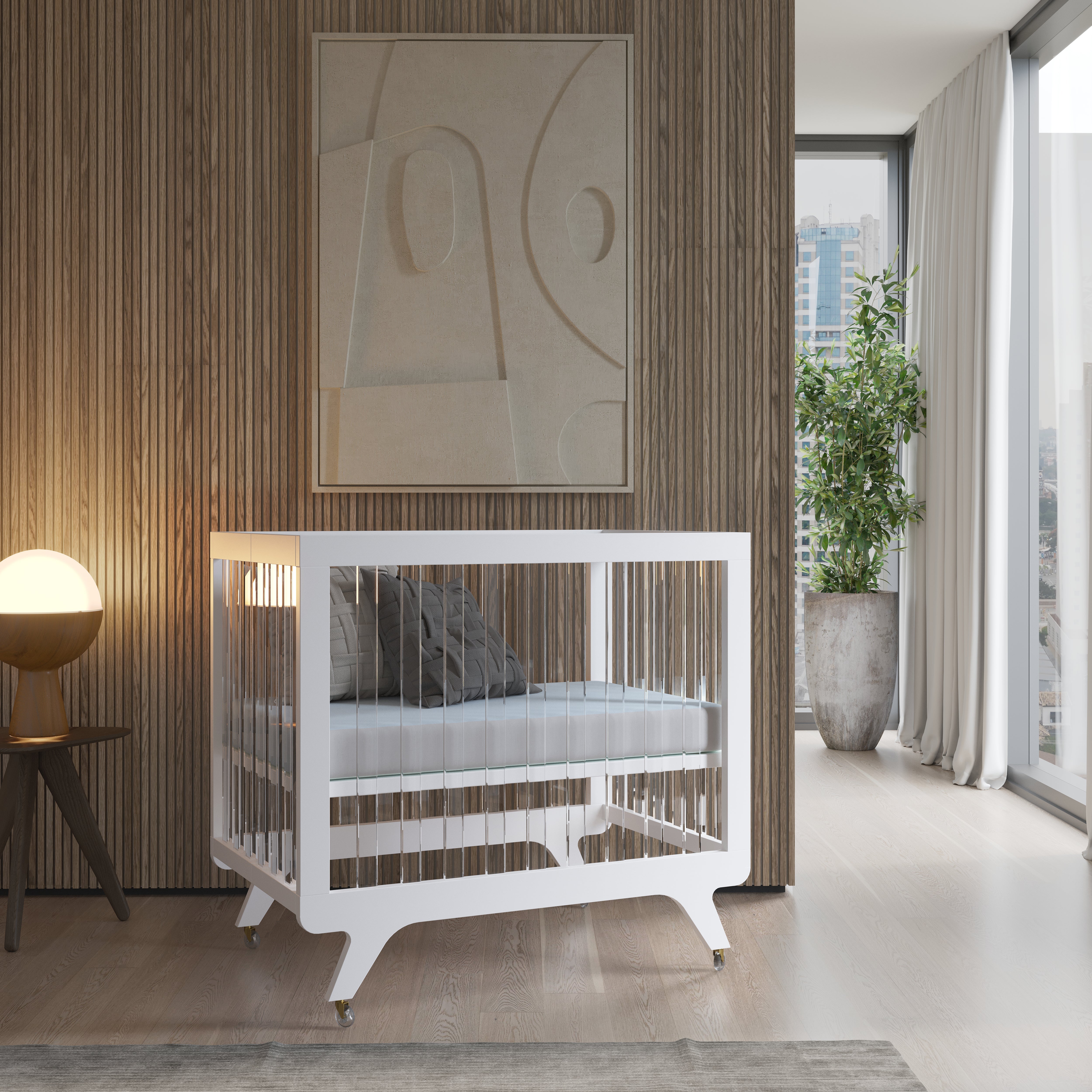 Melo Caress Mini V-leg Portable Crib