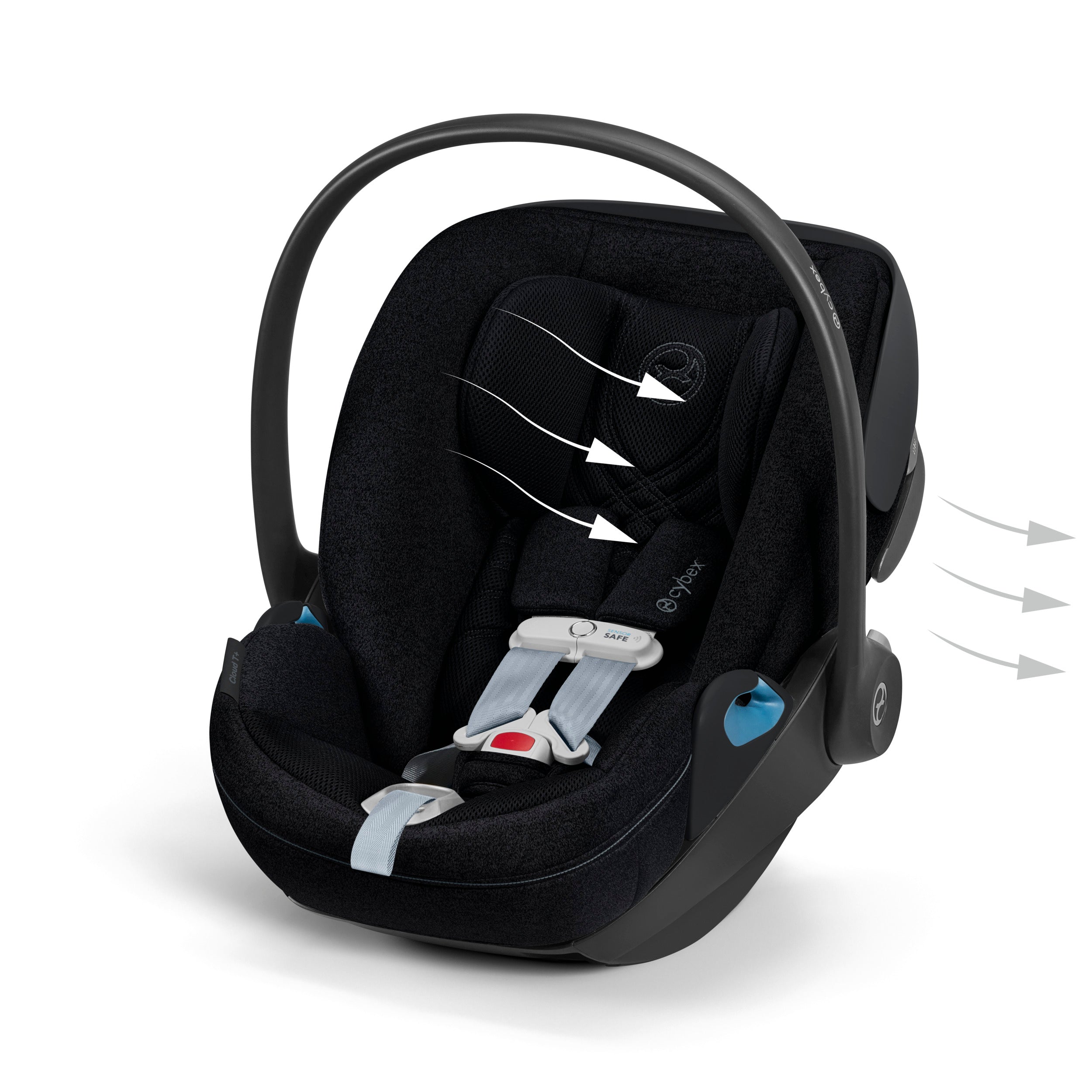Cybex Cloud T Comfort Extend Infant Car Seat With SensorSafe