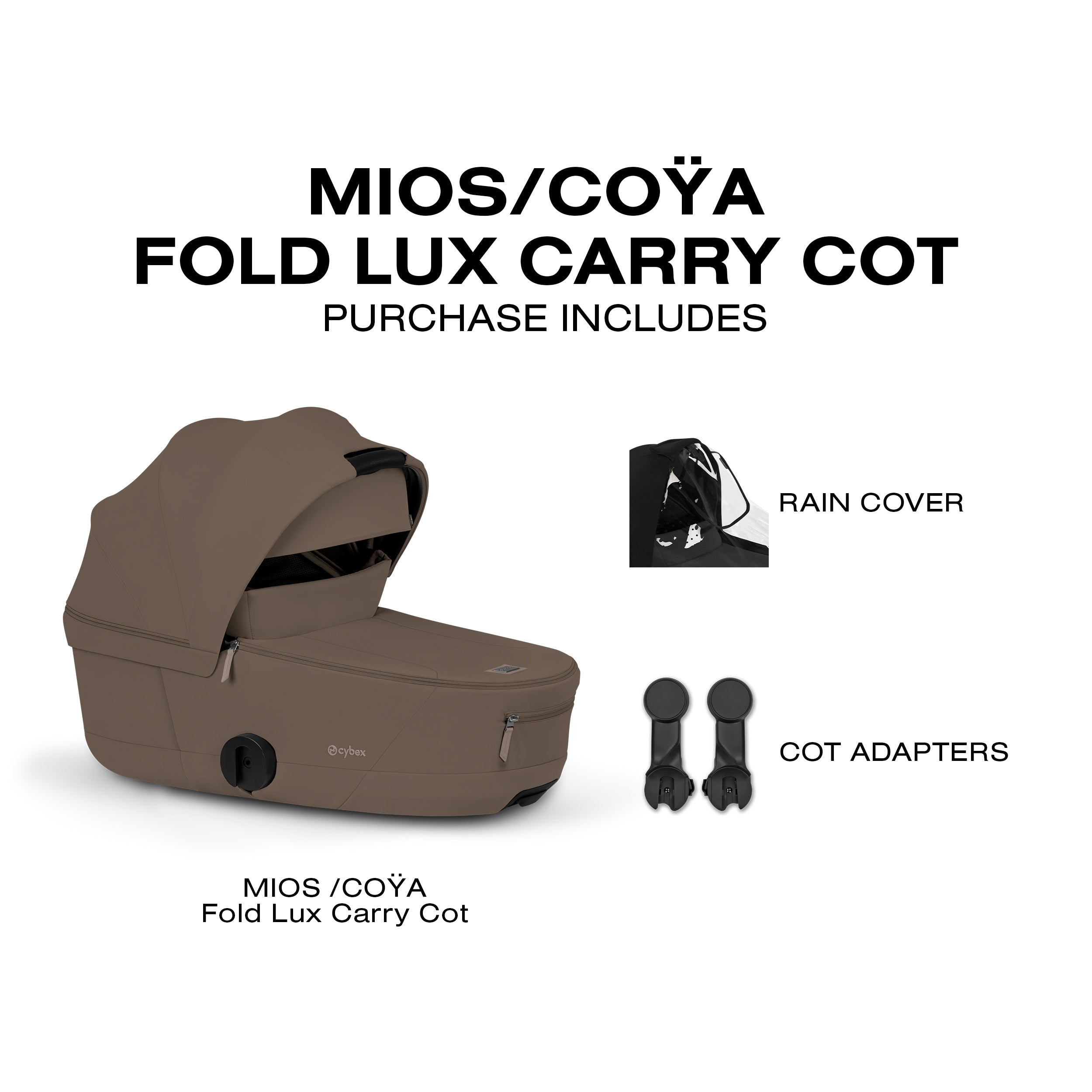 Cybex Mios/ Coya Fold Lux Carry Cot