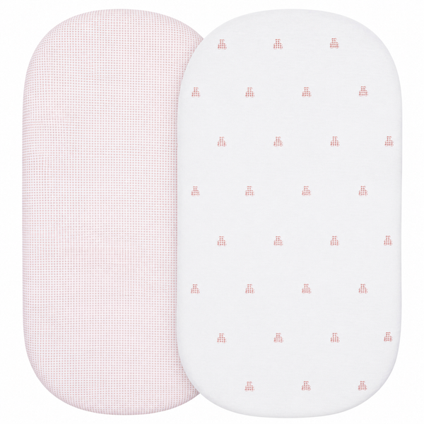 Ely's & Co. Cotton Bassinet Sheet - 2 Pack
