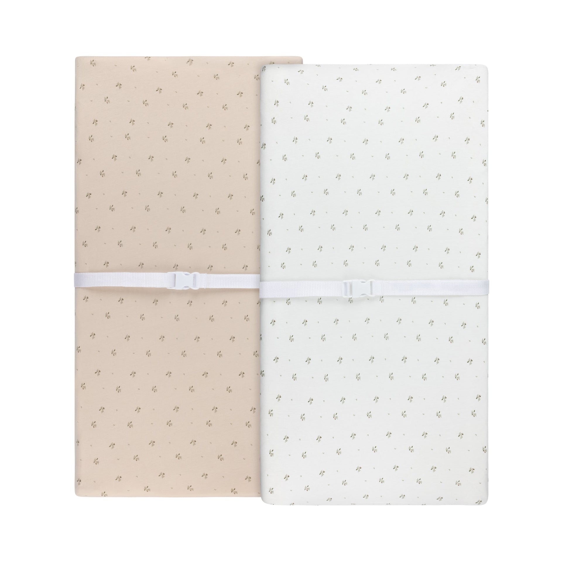 Aurora Classics Cotton Changing Pad Cover/ Cradle Sheet - 2 Pack