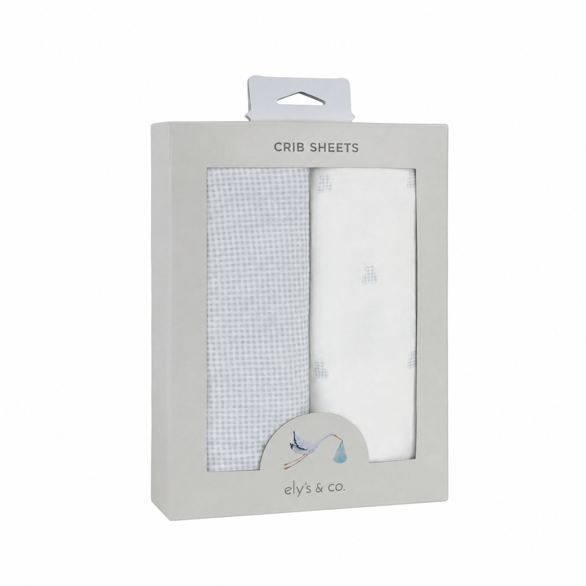 Ely's & Co. Cotton Crib Sheet - 2 Pack
