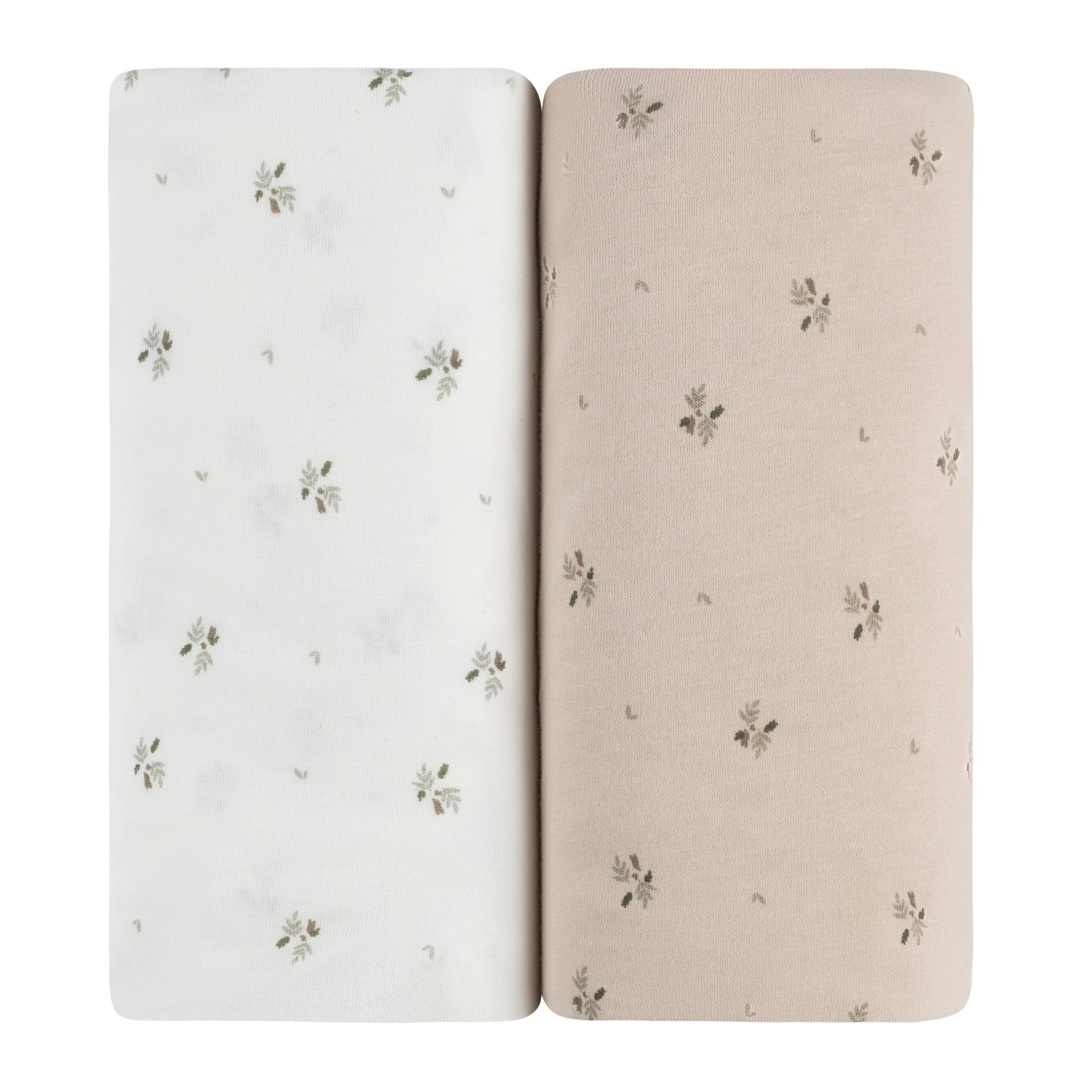 Aurora Classics Cotton Pack N Play/ Porta Crib Sheet - 2 Pack