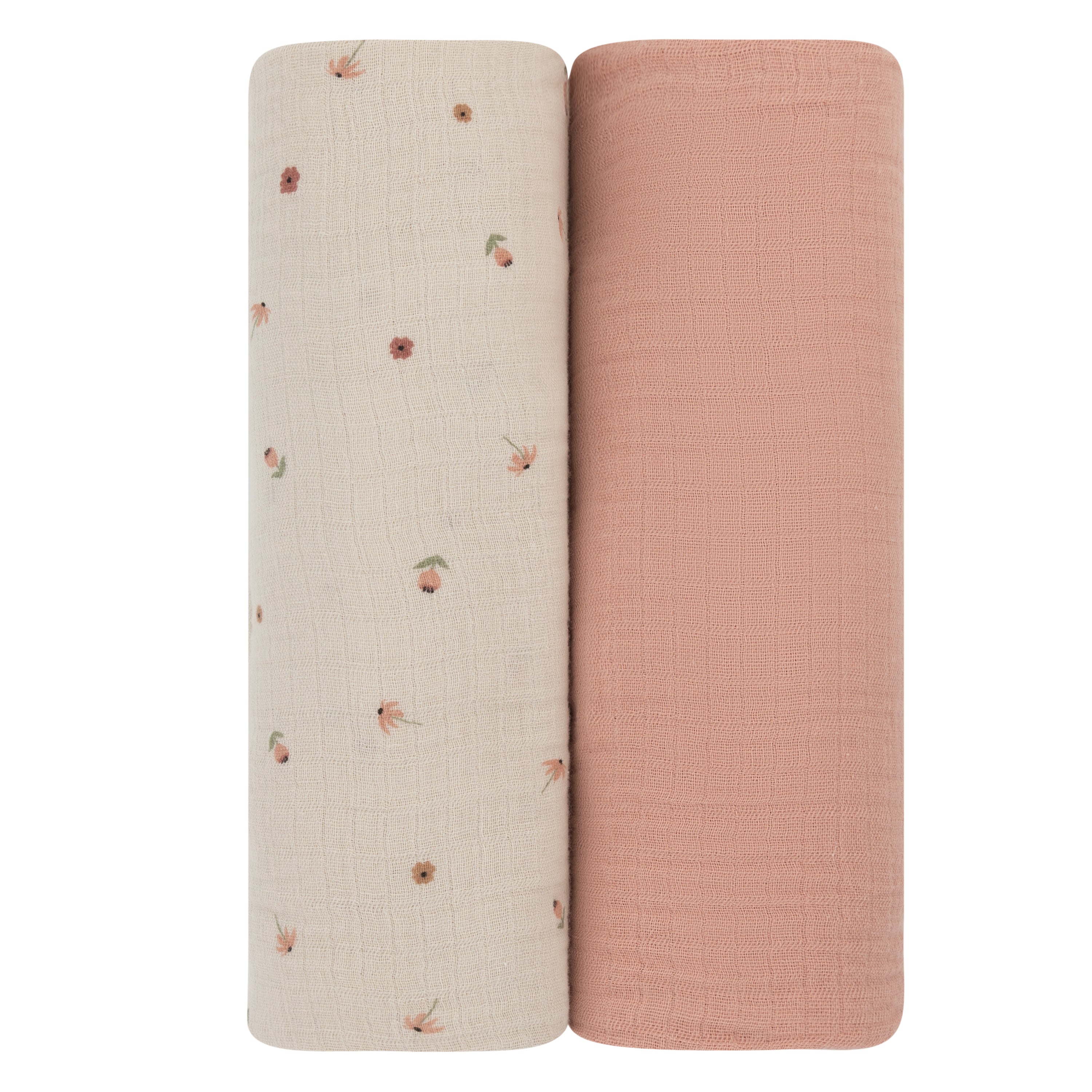 Ely's & Co. Cotton Muslin Swaddle Blanket - 2 Pack