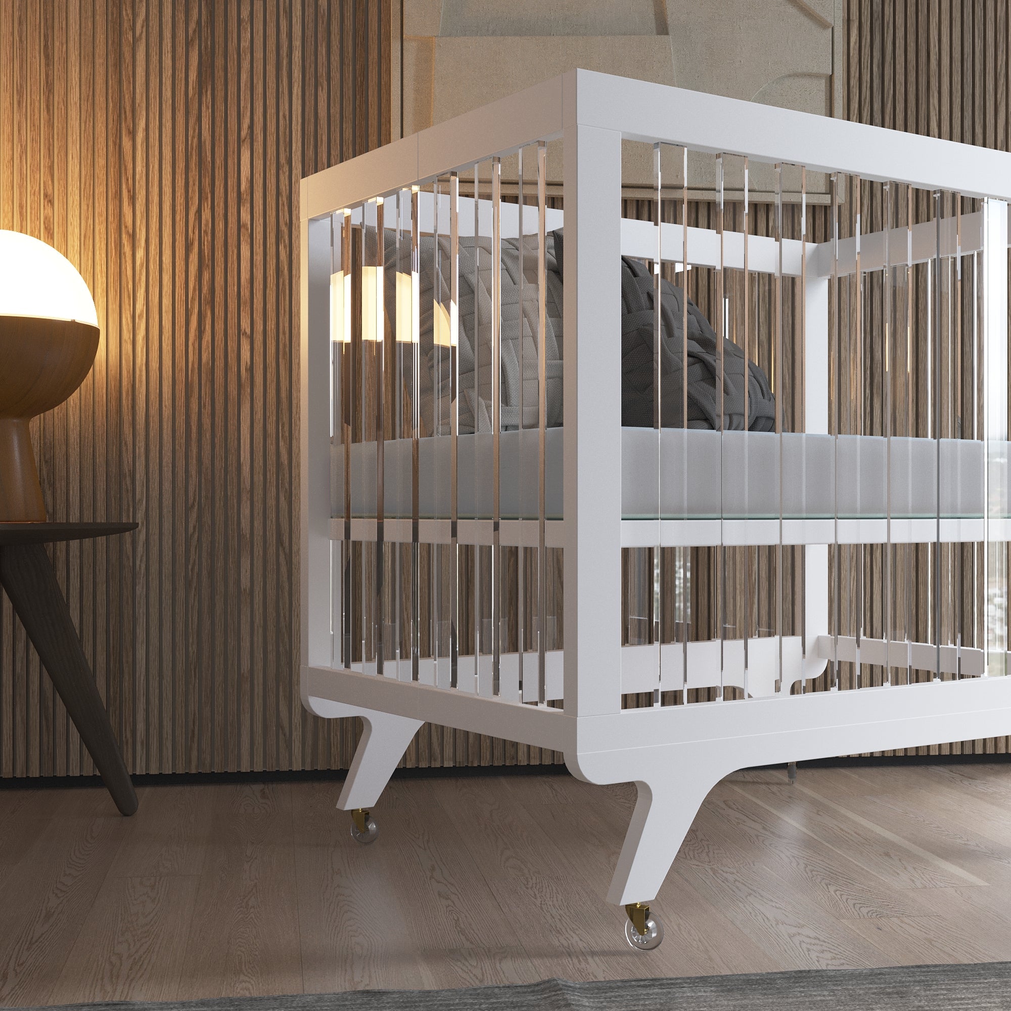 Melo Caress Mini V-leg Portable Crib