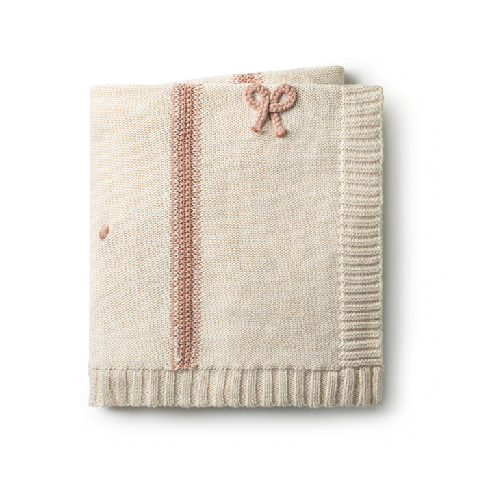 Domani Home Mini Bow Baby Blanket