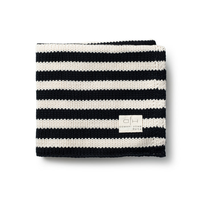 Domani Home Iconic Stripe Knit Baby Blanket