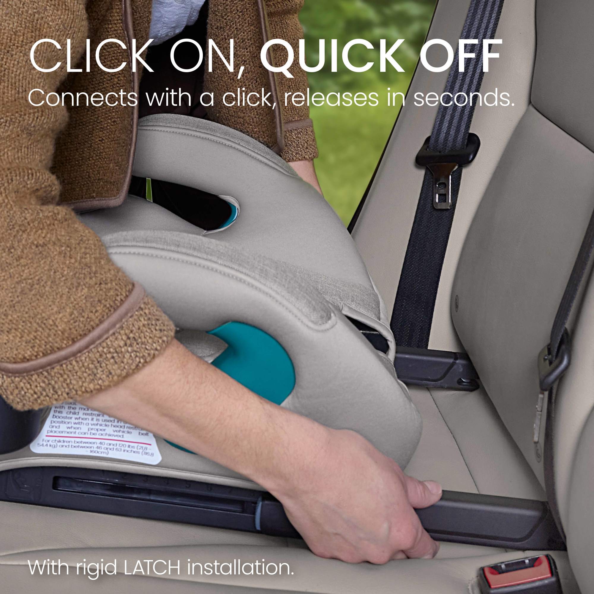 Britax UpNGo Click Backless Booster Car Seat