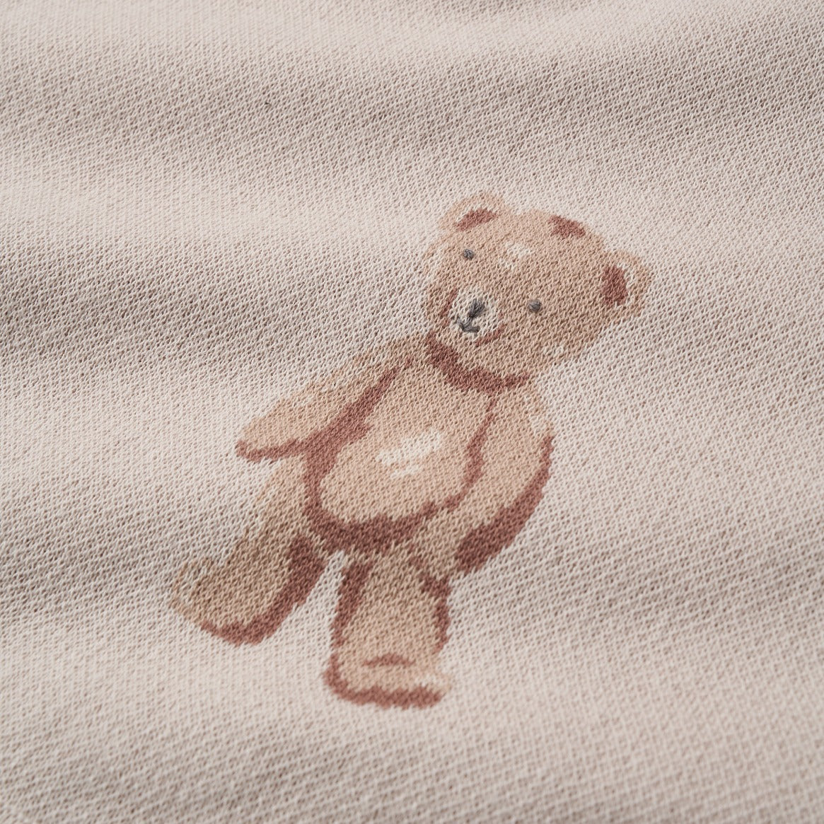 Elegant Baby Teddy Bear Knit Blanket