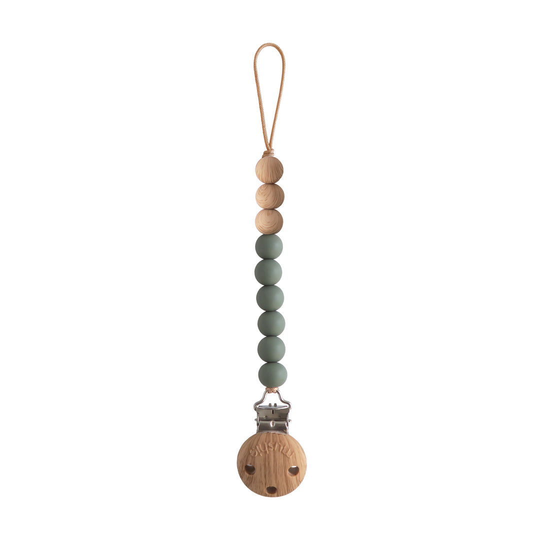 Mushie Silicone Eva Pacifier Clip