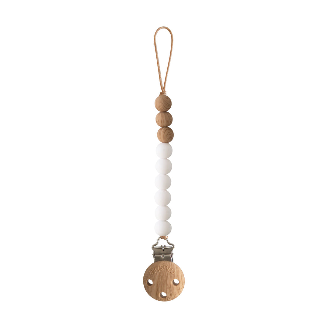 Mushie Silicone Eva Pacifier Clip