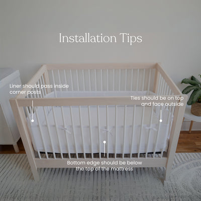 Halo Breathable Mesh Crib Liner for Full-Sized Crib