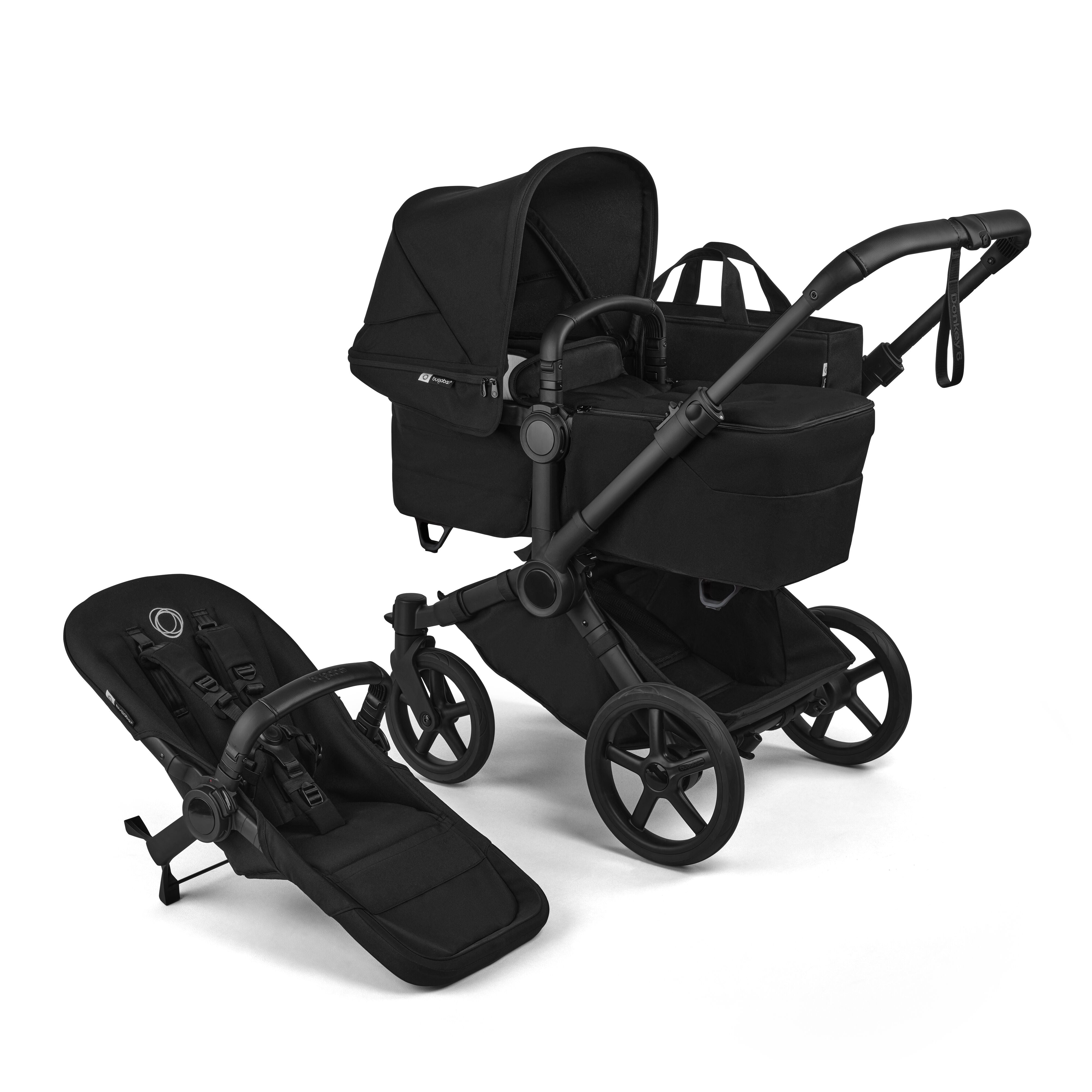 Bugaboo Donkey 6 Duo Stroller - Complete Set (2 Seats and 1 Bassinet)