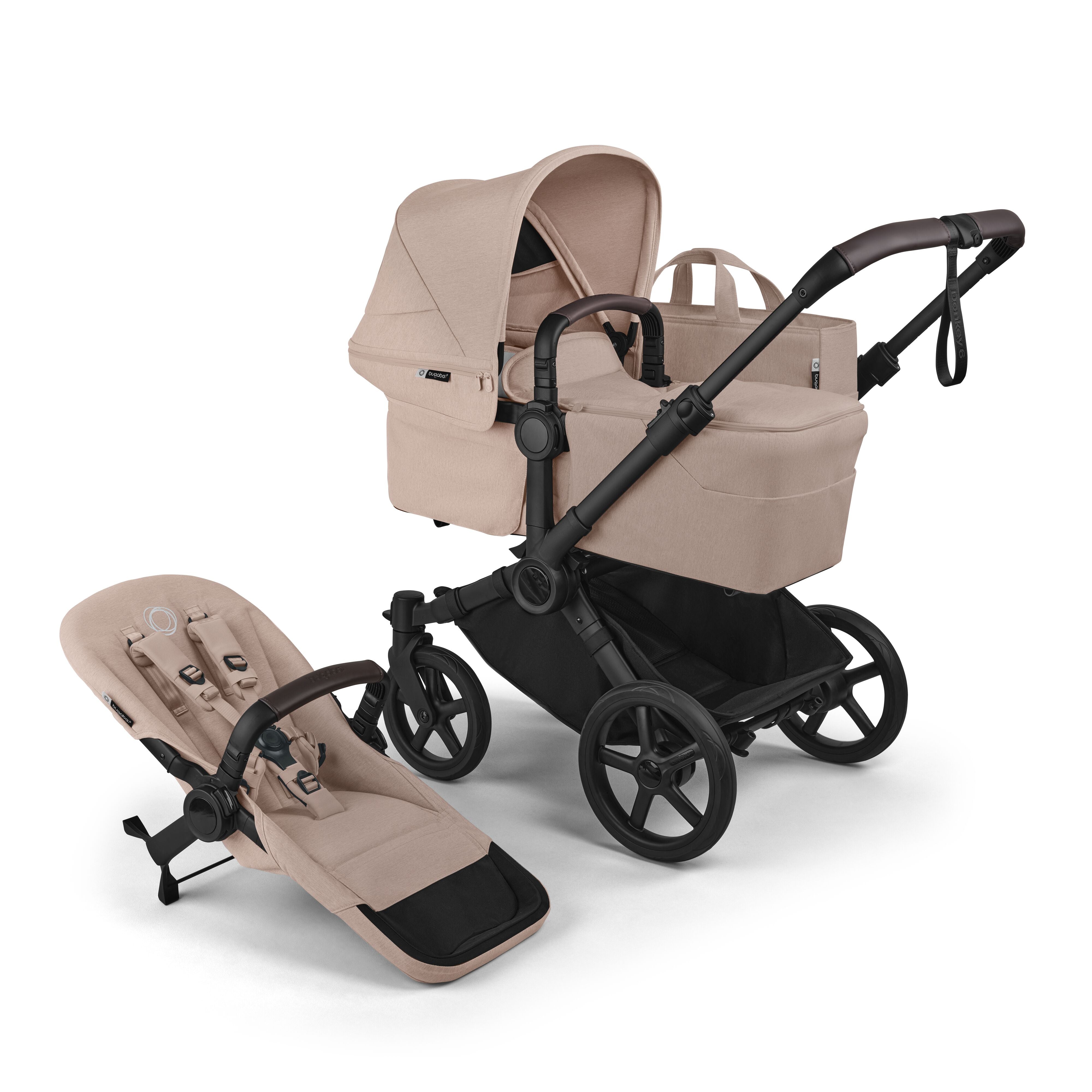 Bugaboo Donkey 6 Duo Stroller - Complete Set (2 Seats and 1 Bassinet)