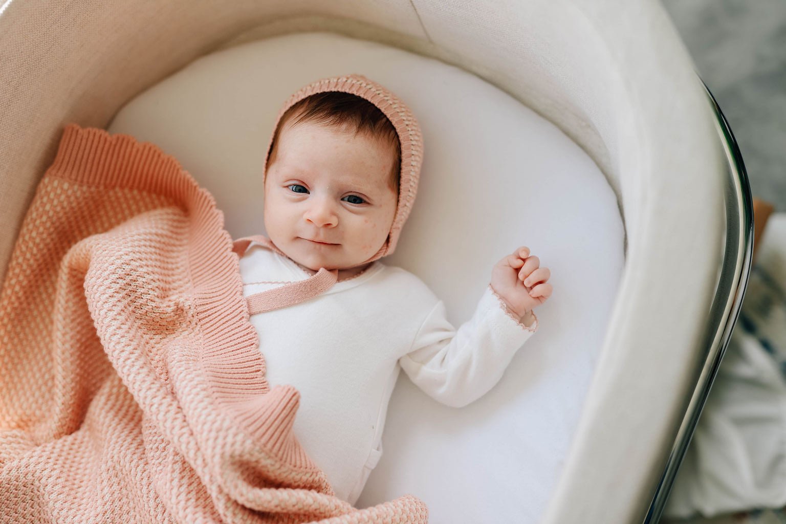 Ely's & Co. Bubble Knit Blanket
