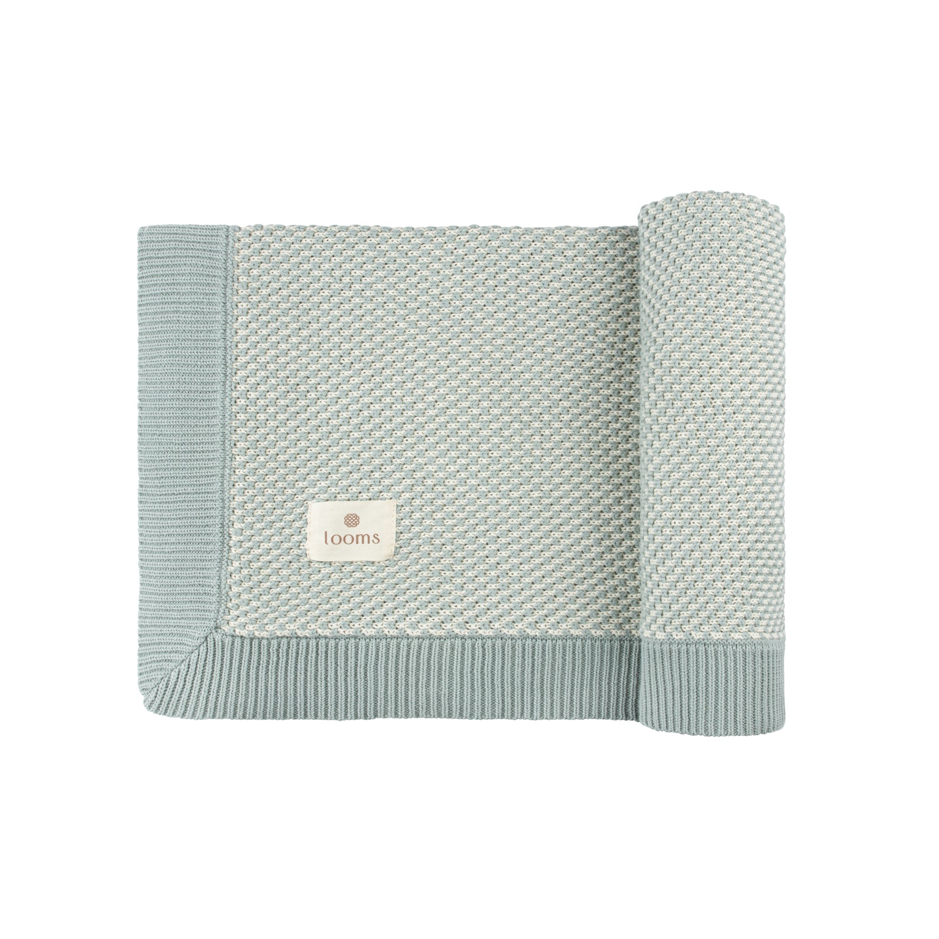 Ely's & Co. Bubble Knit Blanket
