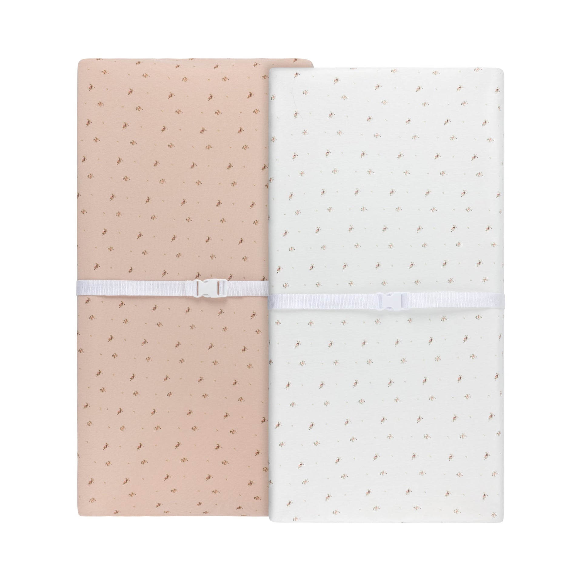 Aurora Classics Cotton Changing Pad Cover/ Cradle Sheet - 2 Pack