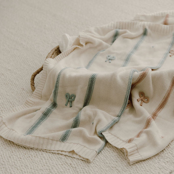 Domani Home Mini Bow Baby Blanket