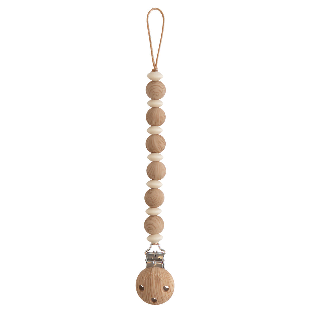 Mushie Silicone Luna Pacifier Clip