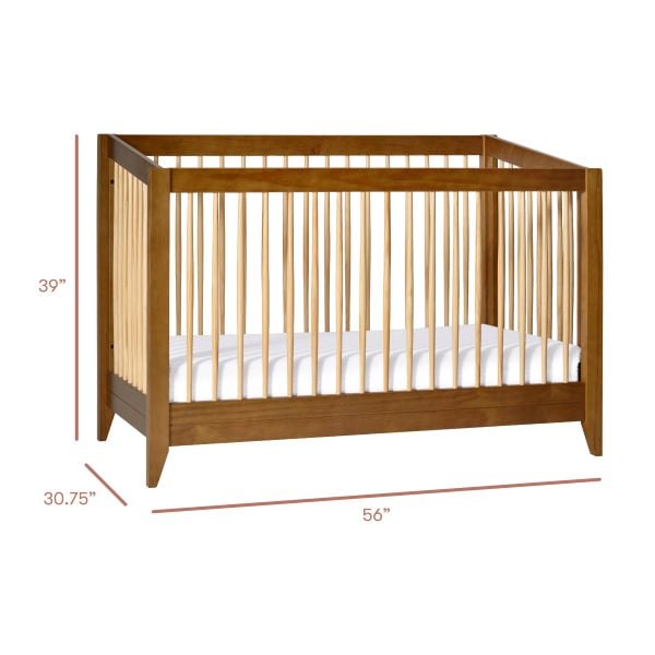 Babyletto Sprout 4-in-1 Convertible Crib with Toddler Bed Conversion Kit