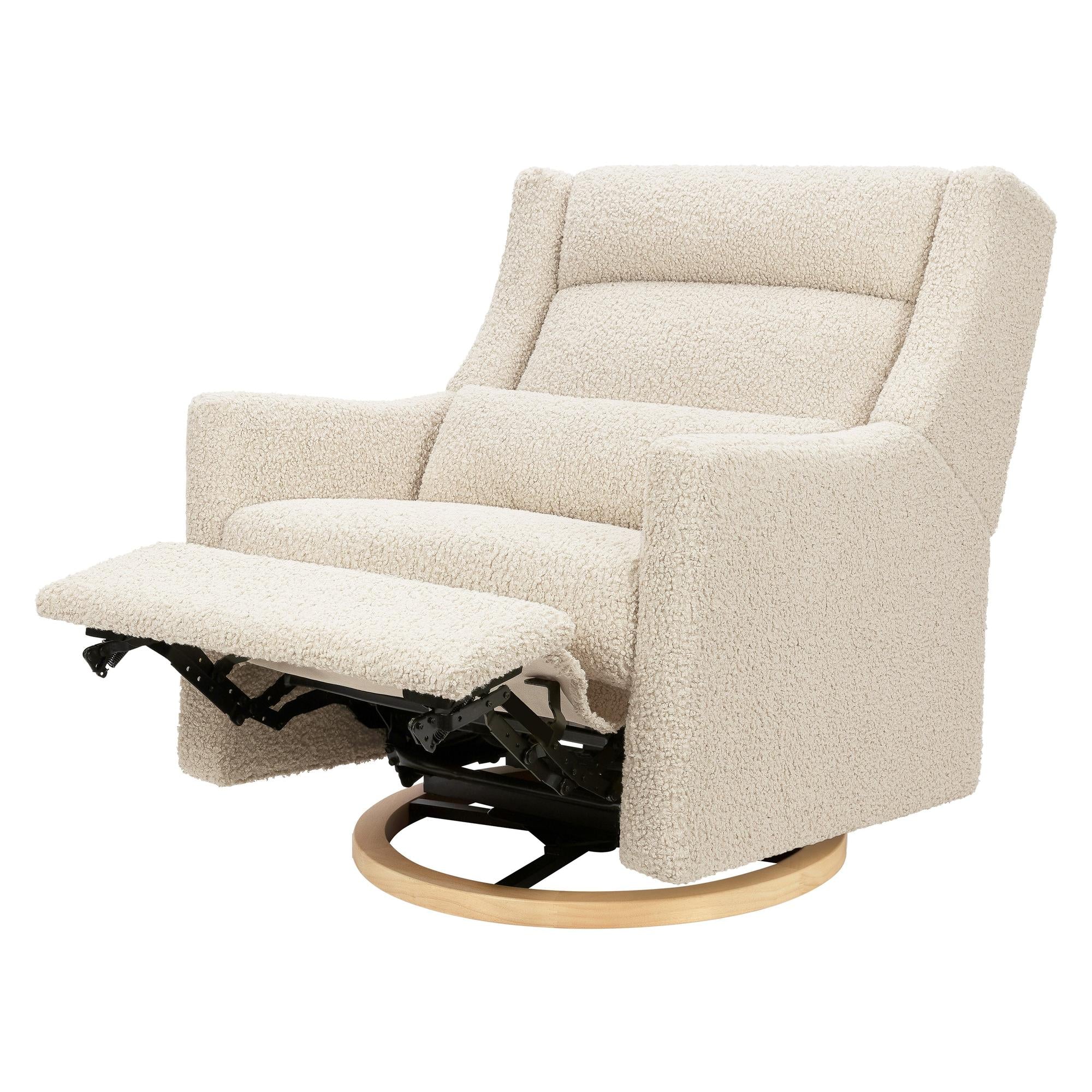 Babyletto Kiwi Plus Chair and a Half Power Recliner & Swivel Glider with Power Adjustable Headrest and USB Port
