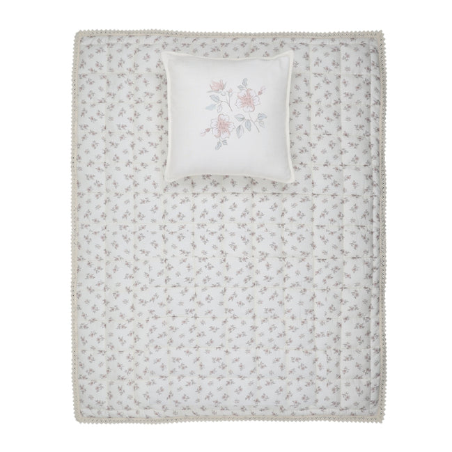 Peluche Toddler Blanket + Square Pillow