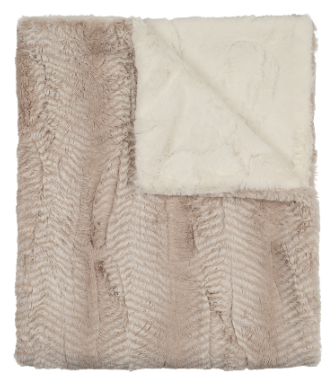 Peluche Bébé Lux Fur Blanket + Canvas Bag