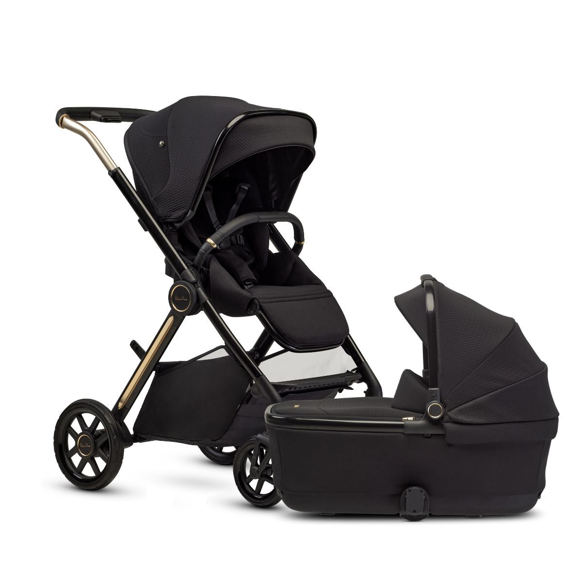 Silver Cross Reef 2 Multi-terrain Modular Stroller + Folding Bassinet Bundle