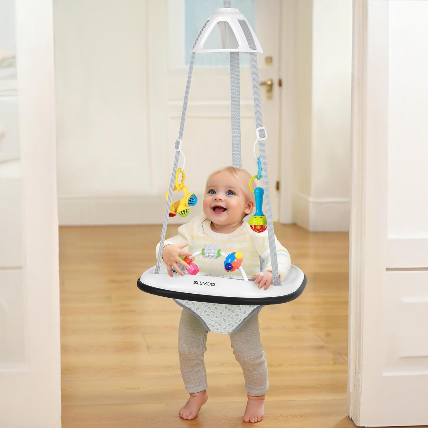 Slevoo Doorway Bumper Jumper With Tray