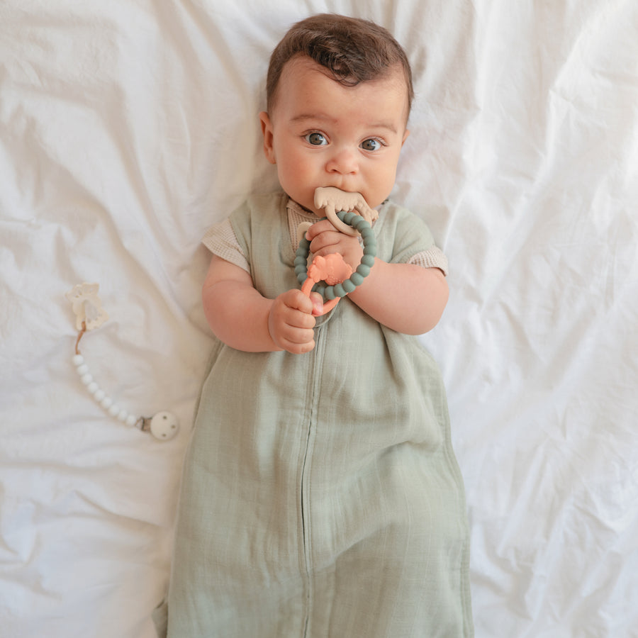 Mushie Teething Ring