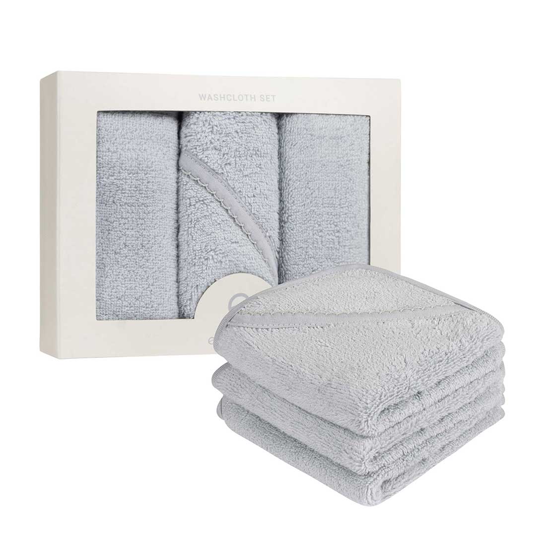 Ely's & Co. Cotton Terry Washcloth Set - 3 Pack