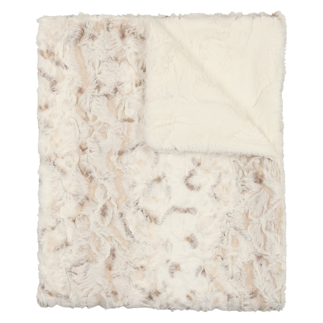 Peluche Bébé Lux Fur Blanket + Canvas Bag