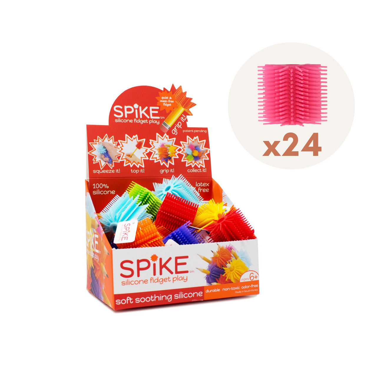 Innobaby SPIKE Silicone Fidget Tactile Pencil GRIPPER