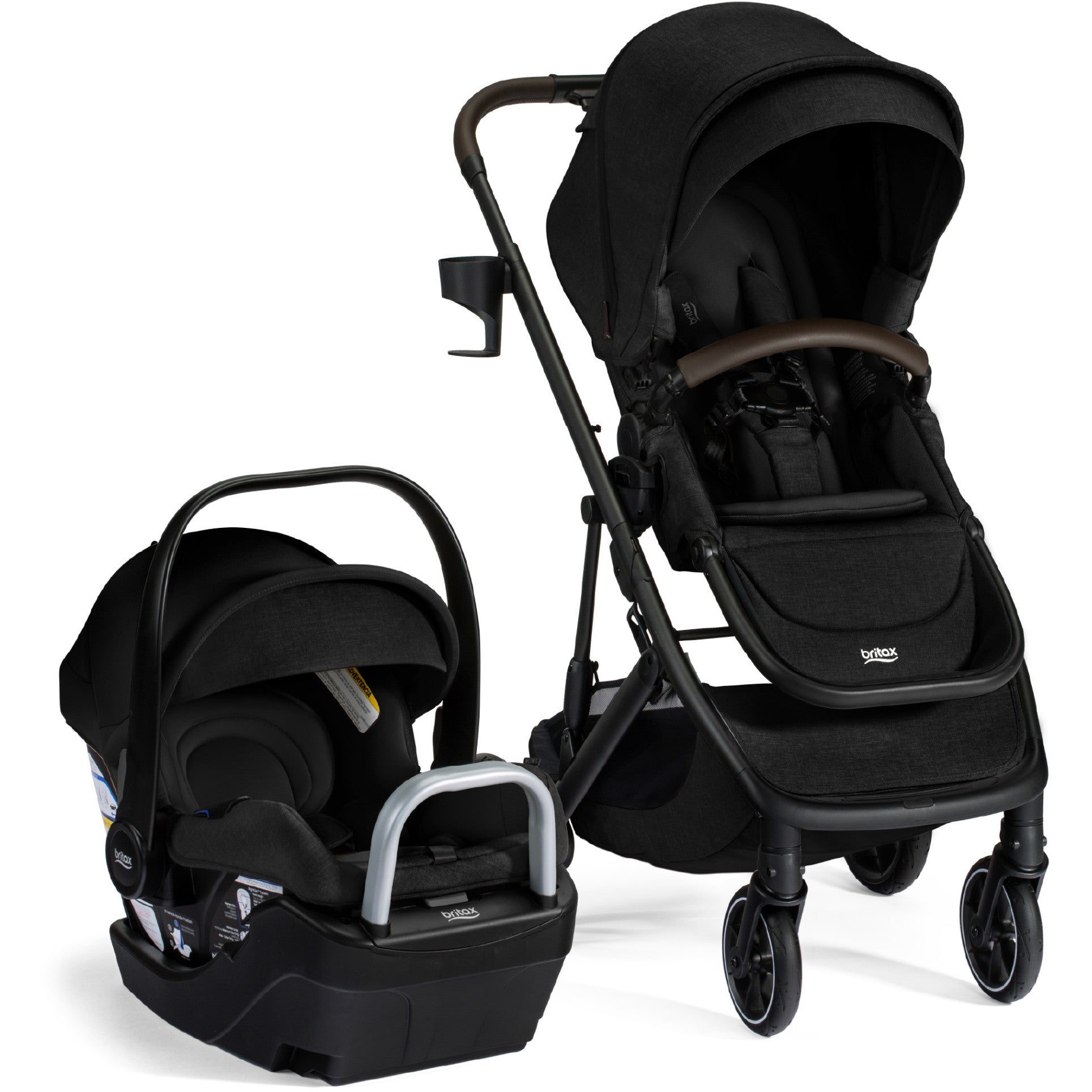Britax Prism Full-Size Travel System with Willow S Infant Car Seat + Alpine Base