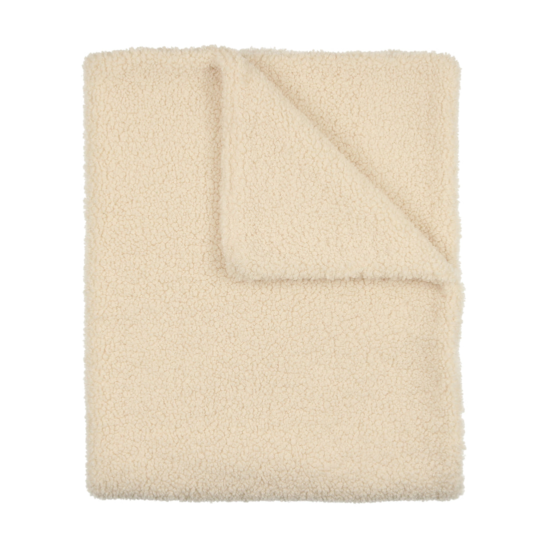 Peluche Bébé Teddy Fur Blanket + Canvas Bag