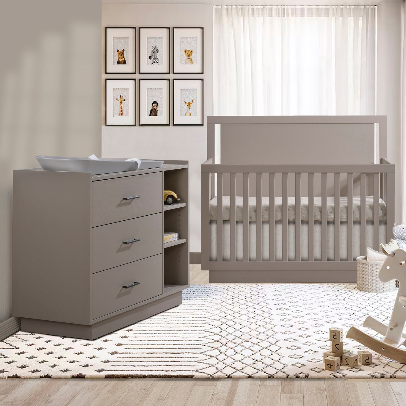 Tulip Bjorn Classic Crib & 3 Drawer Dresser XL Set Tulip Bjorn Classic Crib & 3 Drawer Dresser XL Set