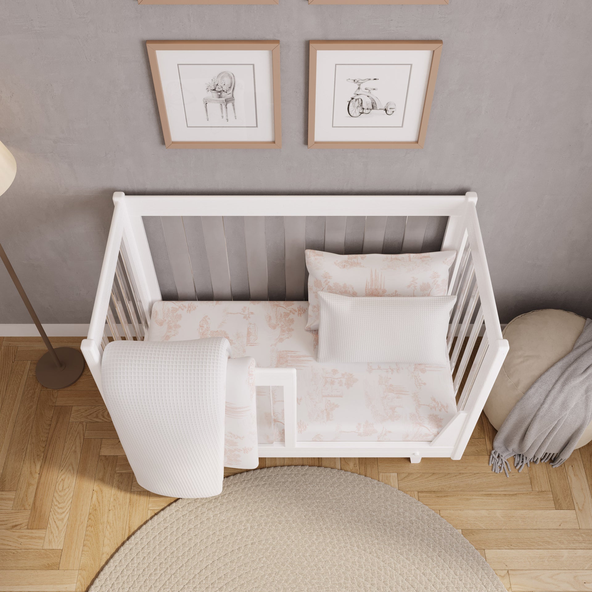Silonna 5-Peice Baby Crib Set (52" x 28")