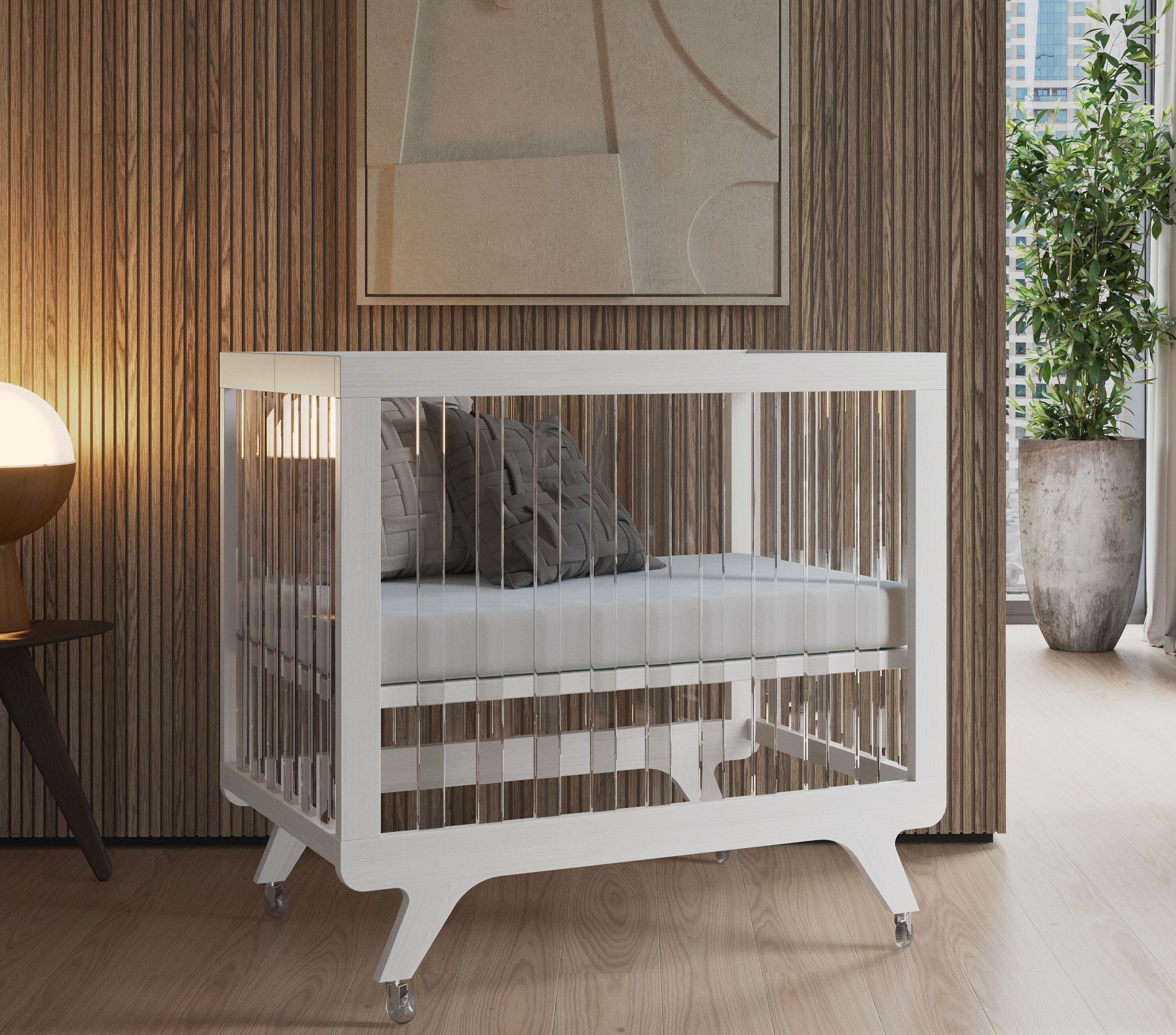 Melo Caress V-leg Portable Crib