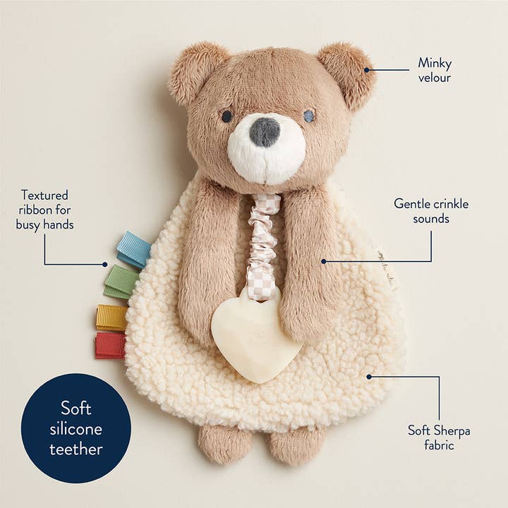 Itzy Ritzy Itzy Lovey Plush Toy And Teether