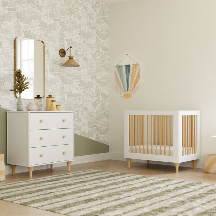 Babyletto Lolly 4-in-1 Convertible Mini Crib With Twin Bed And Toddler Bed Conversion Kit
