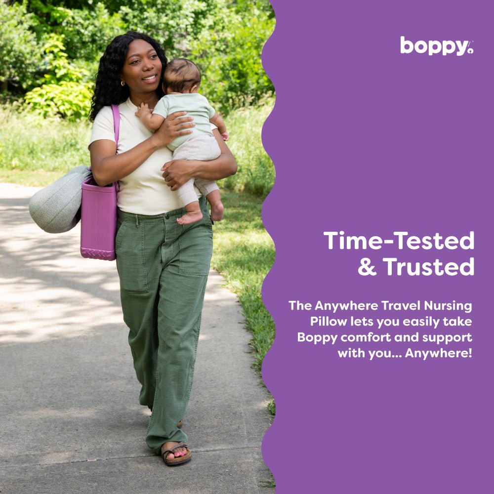 Boppy Anywhere Travel Nursing Pillow