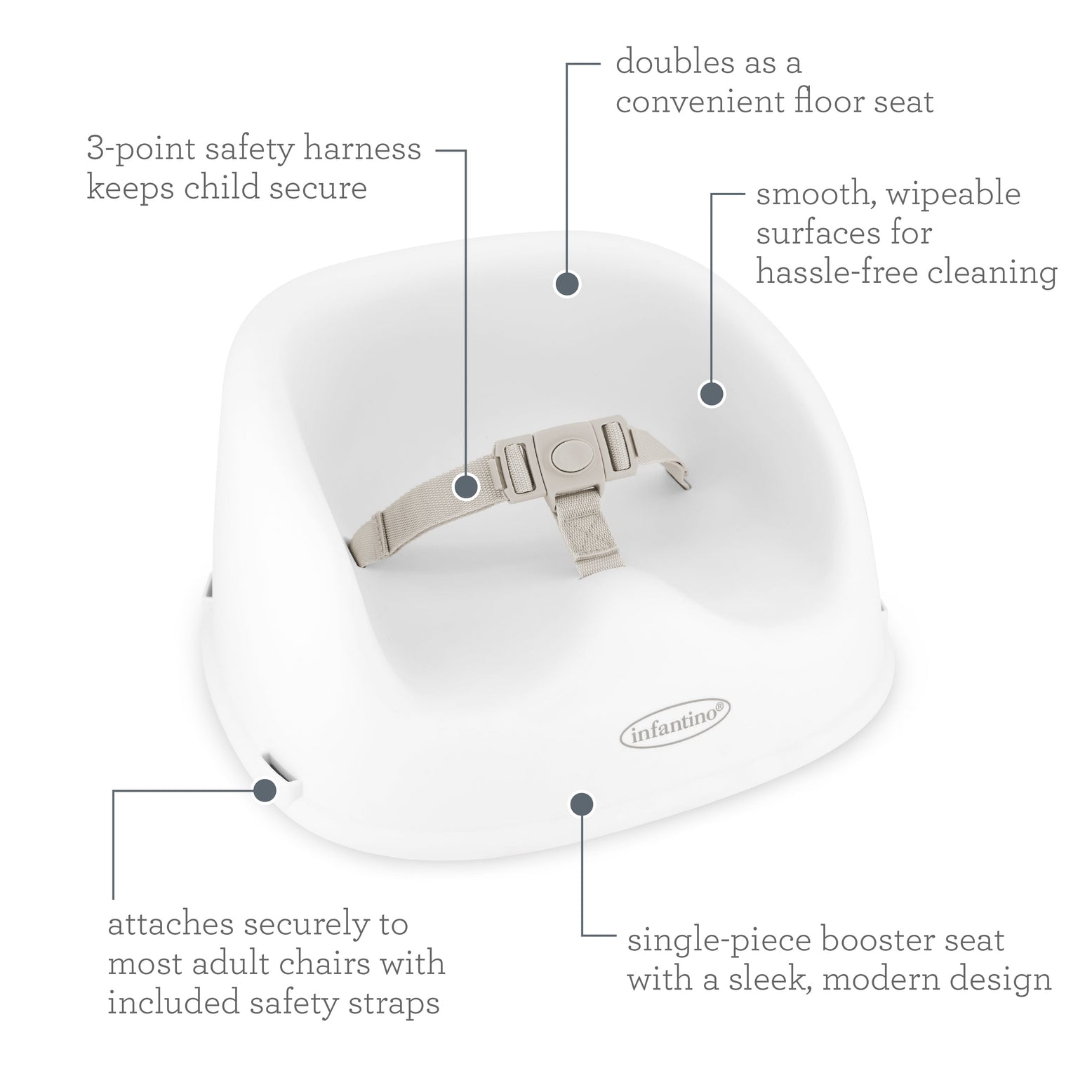 Infantino Simply Modern Booster Seat