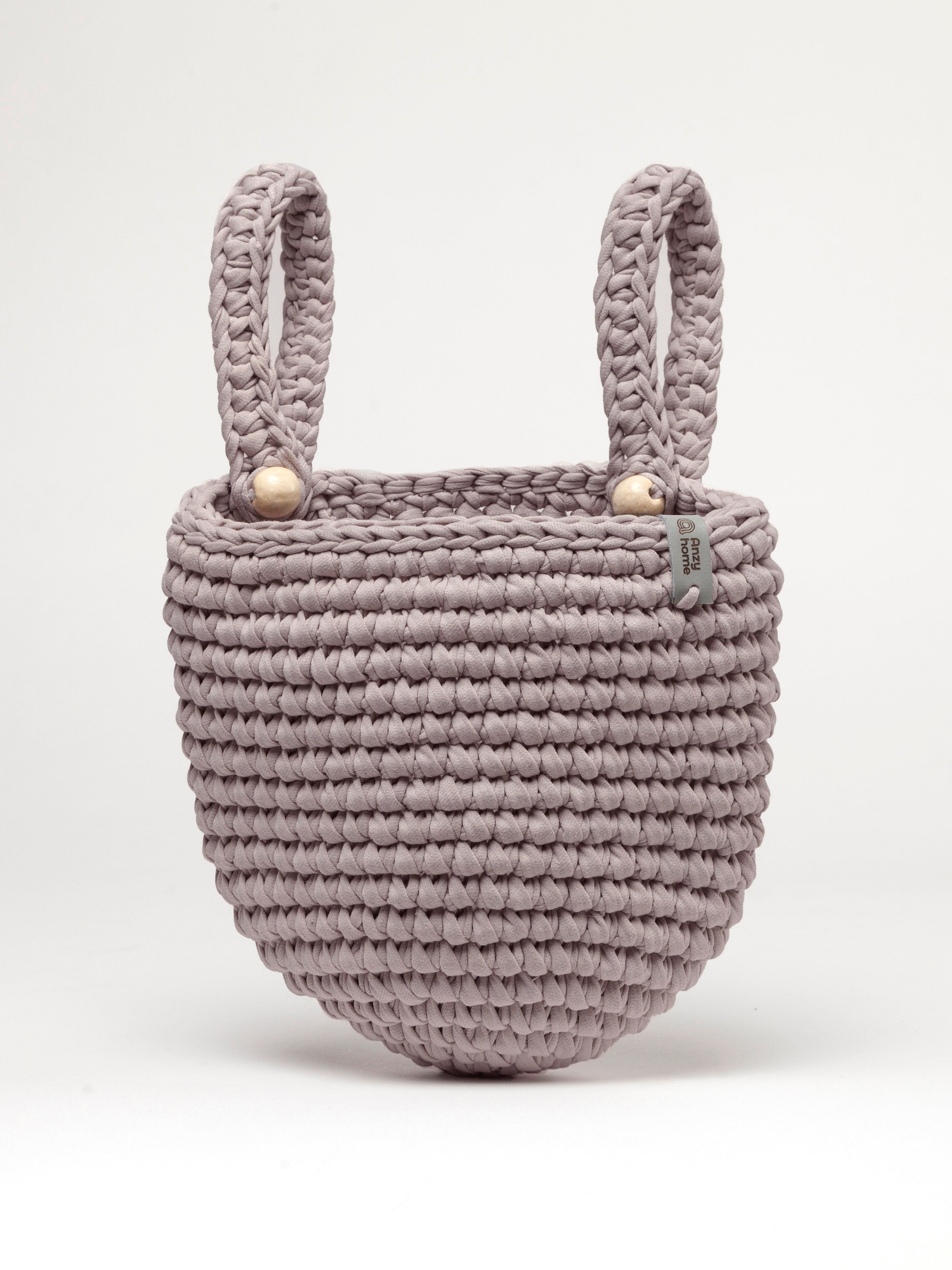 Anzy Home Hanging Basket Crib Pocket Organizer