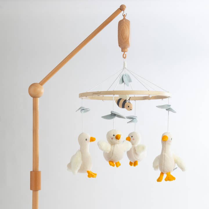Living Textiles Wooden Musical Mobile