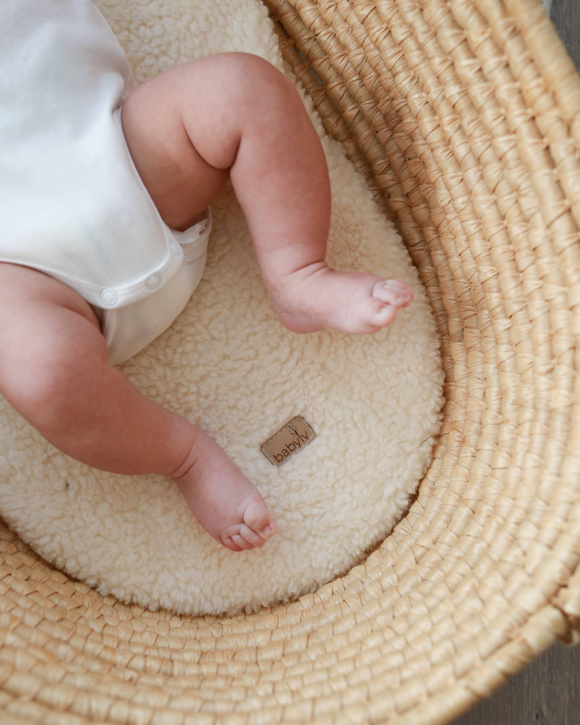 Babyly Teddy Fitted Bassinet Sheet