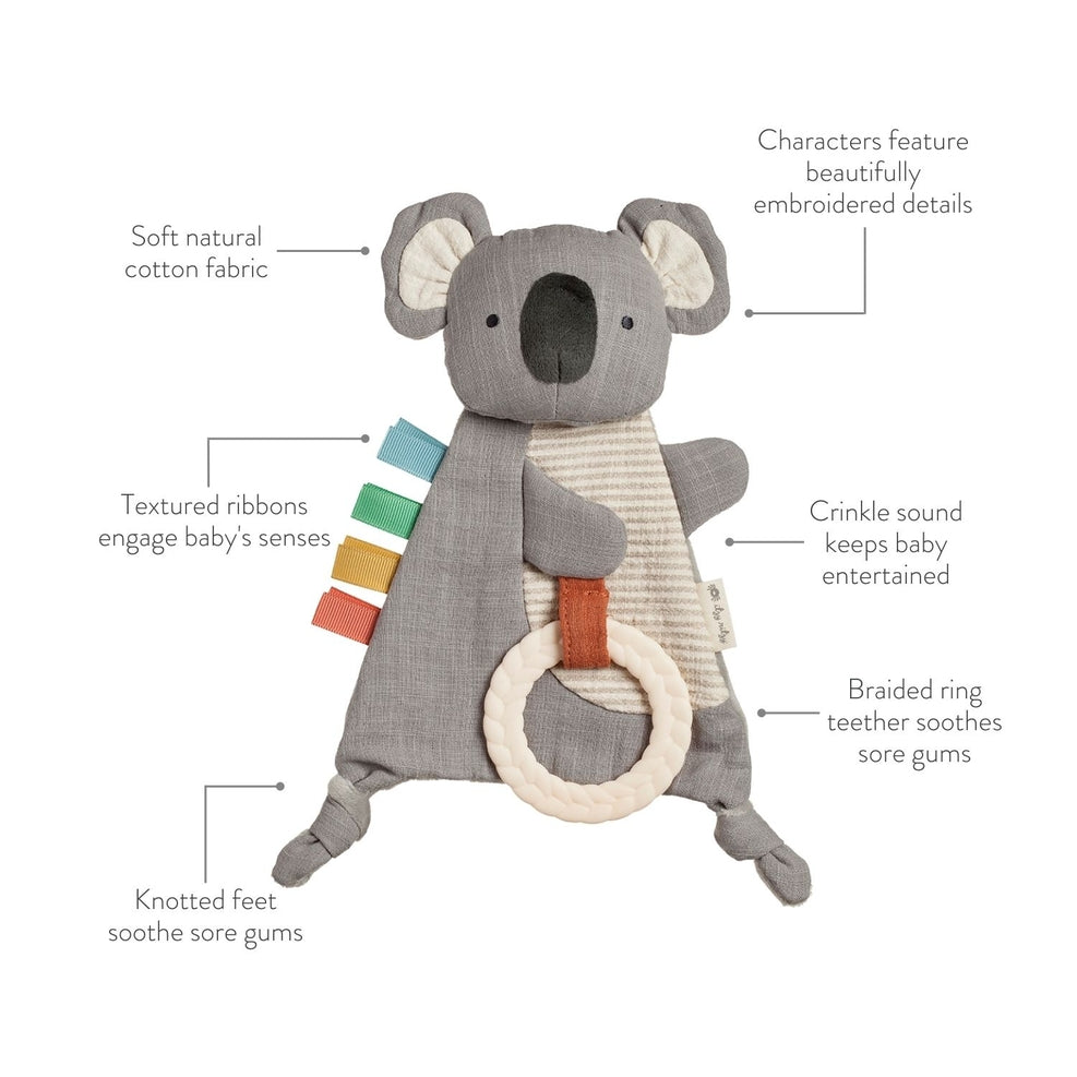 Itzy Ritzy Bitzy Crinkle Sensory Toy with Teether